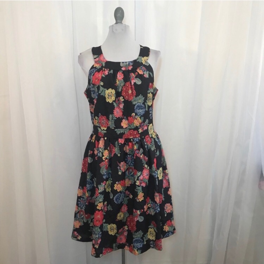 ModCloth | Fervour floral print dress